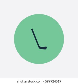 Hockey Stick icon silhouette vector illustration

