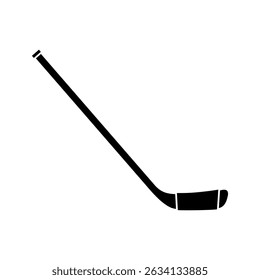 Hockey stick icon vector. Ice hockey stick illustration sign. Ice hockey symbol or logo.