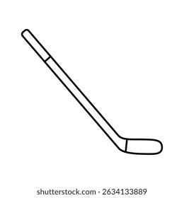 Hockey stick icon vector. Ice hockey stick illustration sign. Ice hockey symbol or logo.