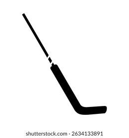 Hockey stick icon vector. Ice hockey stick illustration sign. Ice hockey symbol or logo.