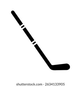 Hockey stick icon vector. Ice hockey stick illustration sign. Ice hockey symbol or logo.