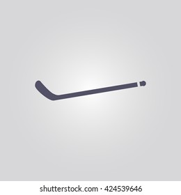 hockey stick icon. hockey stick vector. hockey stick sign