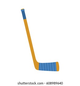 Hockey stick isolated. Accessory Ice Hockey on white background