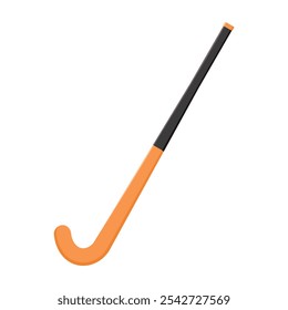 Palo de hockey aislado en el fondo blanco, Ilustración vectorial