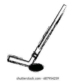 hockey stick and puck sport ice icon game equipment goal or competition