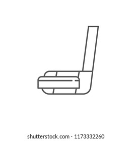 Hockey stick and puck vector icon. Hockey symbol modern, simple, vector, icon for website design, mobile app, ui. Vector Illustration