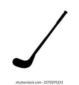 Hockey stick silhouette vector icon sign symbol illustration design.
