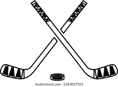 Hockey Stick Stock Icon Sign
