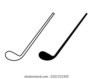 hockey stick in stroke and fill	
