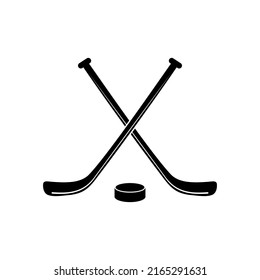 hockey stick vector icon logo