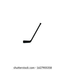 hockey stick vector icon on white background