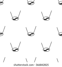 Hockey sticks and puck sport icon