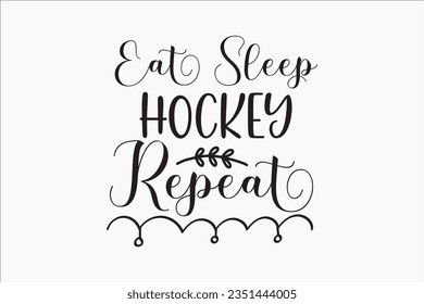 Hockey SVG Design, typographie, t-shirt, sublimation, autocollants, rétro, hockey, hockey, sport, hockey sur glace, sport