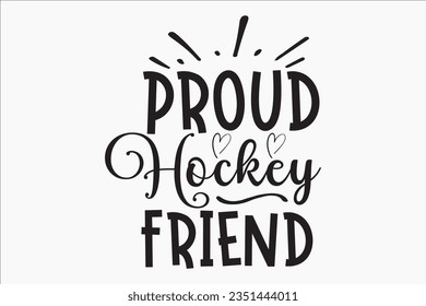Hockey SVG Design, typographie, t-shirt, sublimation, autocollants, rétro, hockey, hockey, sport, hockey sur glace, sport