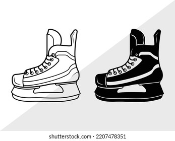 Hockey SVG Printable Vector Illustration