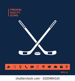 Hockey symbol icon