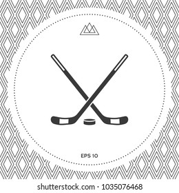 Hockey symbol icon