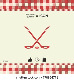 Hockey symbol icon