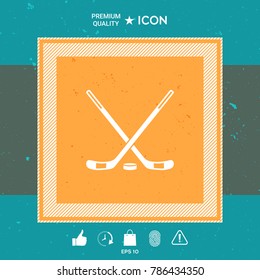 Hockey symbol icon