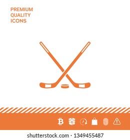 Hockey symbol icon. Graphic elements for your design