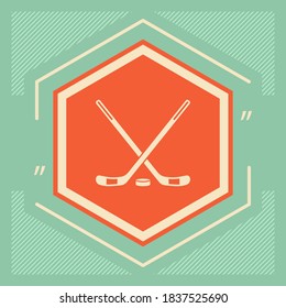 Hockey symbol icon. Graphic elements for your design
