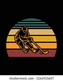 Hockey t shirt Design graphics tamplate