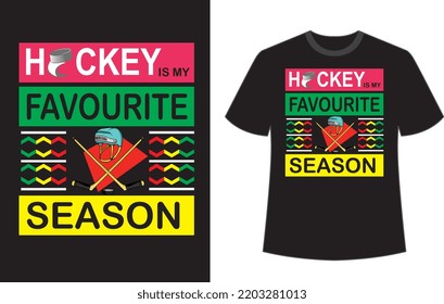 Hockey t shirt design vecot file.