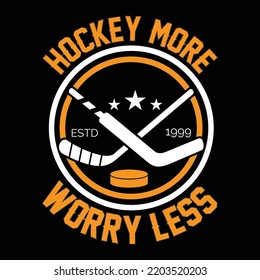 hockey t shirt design vector