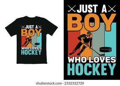 Hockey t shirt design vector, Hockey t shirt graphics for print in shirt, mug, hat etc