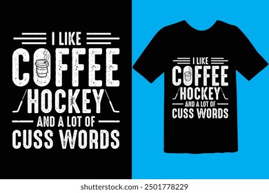 Hockey t shirt design Vector template. Hockey is my favorite season t shirts design vector illustration. Hockey T Shirt design, Ice hockey, t shirt design vector, Trendy, apparel, retro, Game, video