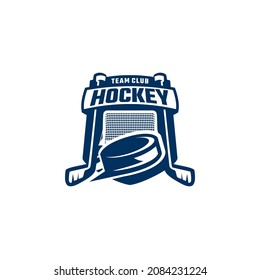 Hockey Team Club Logo Template 