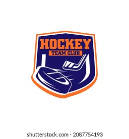 Plantilla de logotipo de Hockey Team Club 