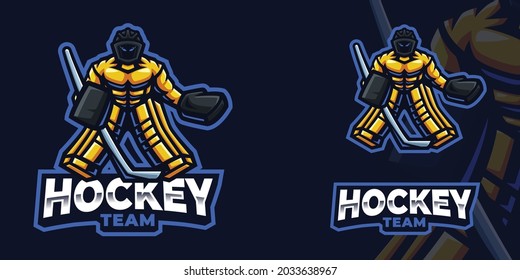 Hockey Team Mascot Logo Esports