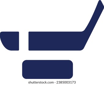 Hockey tournament black glyph ui icon. Team sports game on ice. User interface design. Silhouette symbol on white space. Solid pictogram for web, mobile. Isolated vector illustration