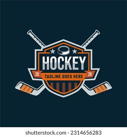 Logo des Hockey-Turniers im modernen minimalistischen Stil