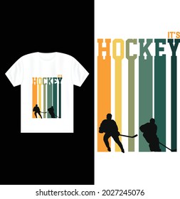 Hockey t-shirt design and hoodie design