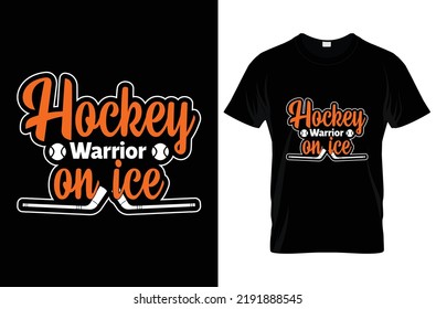 Hockey t-shirt design vector and typography templet