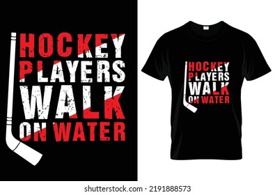 Hockey t-shirt design vector and typography templet