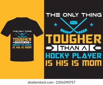 Hockey T-Shirt designs vector elements, hockey t-shirt, hockey sports elements