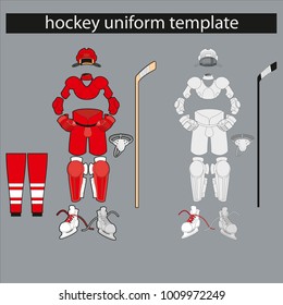 hockey uniform template