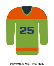 Hockey uniform in vector game uniform team sport clothes shirt