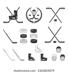 Hockey Vector Bundle, Sports illustration, Hockey, vector,  silhouette, Sports silhouette, Game vector, Hockey tournament, Hockey Tournament, champions league, Typography, Bundle