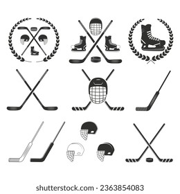 Hockey Vector Bundle, Sports illustration, Hockey, vector,  silhouette, Sports silhouette, Game vector, Hockey tournament, Hockey Tournament, champions league, Typography, Bundle