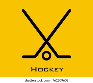 Hockey vector icon