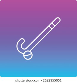 Ícone do vetor de hóquei. Pode ser usado para impressão, aplicativos móveis e da Web.