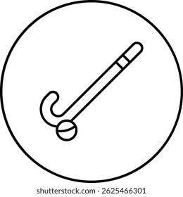 Ícone do vetor de hóquei. Pode ser usado para impressão, aplicativos móveis e da Web.