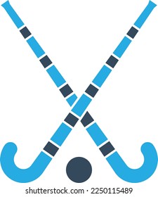 Hockey Vector Icon which is suitable for commercial work and easily modify or edit it

