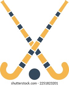 Hockey Vector Icon which is suitable for commercial work and easily modify or edit it

