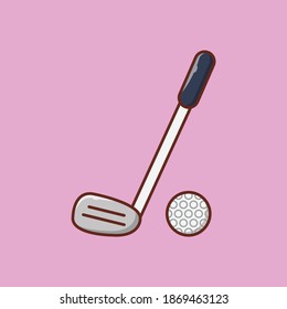 hockey vector line flat icon