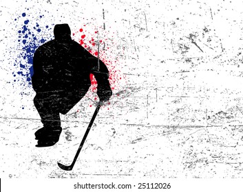hockey vector poster
